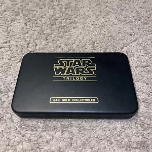 Star Wars Trilogy A New Hope 24k Gold Han Solo and Jabba The Hutt! QUALITY! SEE! - Picture 1 of 4