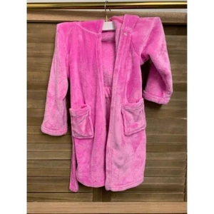 Girls Unicorn Hooded Robe Pink Small to Medium Sleepwear Pajamas Winter Cozy - Picture 1 of 7