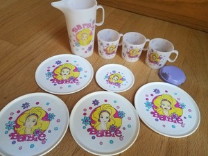 vintage barbie tea set