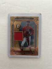 2023 Panini Chronicles -  CRISTHIAN VAQUERO - Gold Standard Jersey Relic /99