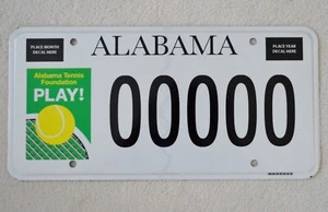 Alabama Tennis Foundation Muster Nummernschild ++ neuwertig AL - Bild 1 von 1