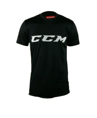 CCM Hockey Core Tech Tee Black/White Senior/Adult