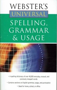 Webster's English Language Spelling Grammar Usage Punctuation 2004 - Foto 1 di 2