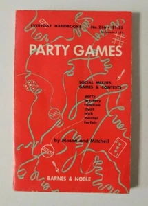 PARTY GAMES everyday handbooks 1968 vintage paperback - Bild 1 von 11