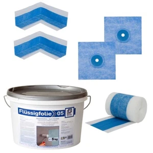 Dichtband Flüssigfolie Innenecken Manschetten Bad Dusche Sanitär Dichtset - Bild 1 von 7