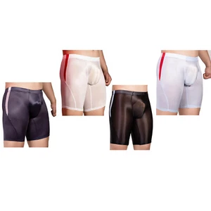 Collant uomo valigia pantaloncini mutande sottili eleganti intimo slip olio - Foto 1 di 34