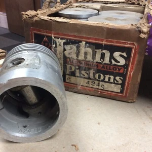 Pistones de calidad JAHNS - 424S, JUEGO DE 6 piezas vintage aplicación desconocida - Imagen 1 de 4