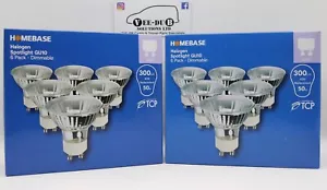 Homebase TCP GU10 40W 50W Watt Halogen Spotlight Bulbs Dimmable Light UK x12 NEW - Picture 1 of 4