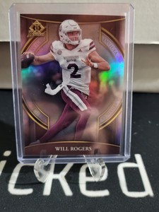 2022 Bowman Chrome University Will Rogers Invicta Mississippi State Bulldogs