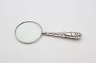 Antique Sterling Silver Handled Magnifying Glass Hallmarked Birmingham 1897