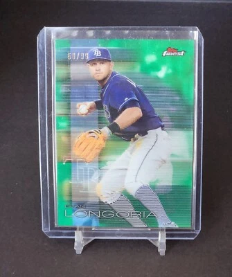 2016 Topps Finest Green Refractor /99 Evan Longoria #5 - Image 1 of 3