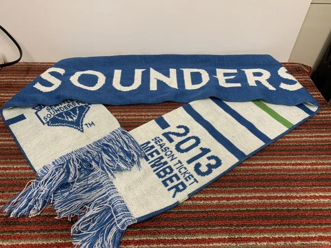 Adidas Seattle Sounders 2013 Season Ticket Member Soccer Scarf Cover