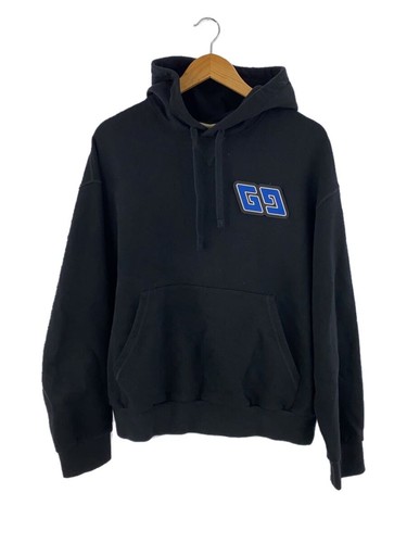 GUCCI Felpa con Cappuccio Nero Cotone Taglia Media Abbigliamento Casual #EG AGA