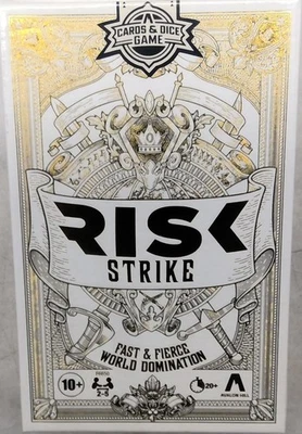 RISK STRIKE ~ FAST & FIERCE WORLD DOMINATION ~ CARDS & DICE GAME BRAND NEW