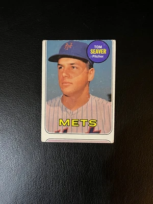 Topps Baseball Tom Seaver 1969 # 480 * baja calidad * mal cortado Foto 1 de 2