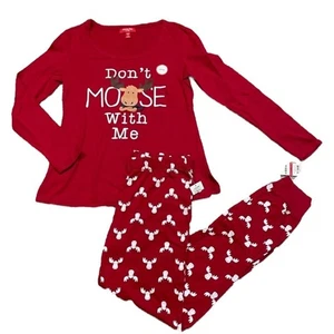 NWT Family Pajamas "Don't Moose With Me" Christmas 2 Piece set, Size XS - Picture 1 of 7