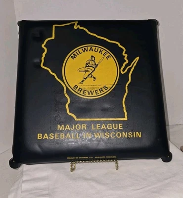 Cojín de asiento de hombre Milwaukee Brewers Barrel vintage años 70  Foto 1 de 4