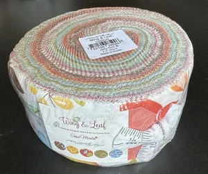 New In Packaging MODA ~ Wing & Leaf ~ Gina Martin ~ Jelly Roll Fabric - Picture 1 of 3