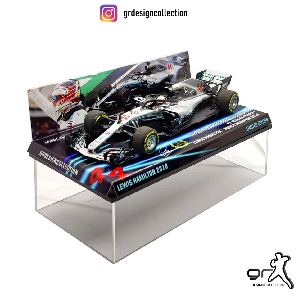 Lewis Hamilton - Mercedes W09 - F1 World Champion 2018 / Minichamps / 1:43 - Immagine 1 di 4