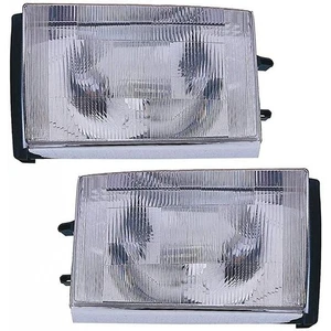 Par de faros para Volvo 240 1986 87 88 89 90 91 92 1993 conductor y pasajero - Imagen 1 de 6