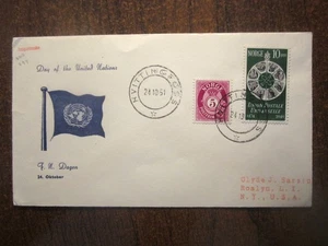 1951 NORWAY FDC - Bild 1 von 1