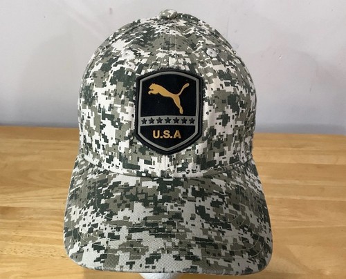 CAPPELLO PIATTO PUMA COLORE OLIVA TATTICO TAGLIA UNICA VESTIBILITÀ BERRETTO REGOLABILE MIMETICO USA