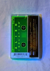 Alien Isolation Official Video Game Soundtrack Green Cartridge Cassette Tape New - Picture 1 of 9