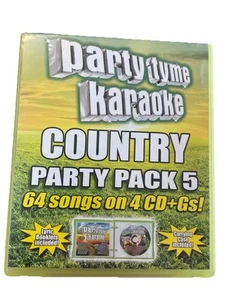 Party Tyme Karaoke: Country Party Pack 5 by Various (CD, 2015) - Picture 1 of 6