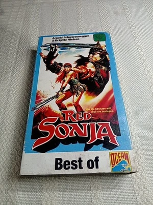 VHS Videokassette - RED SONJA - Arnold Schwarzenegger/Brigitte Nielsen - (176) - Bild 1 von 4