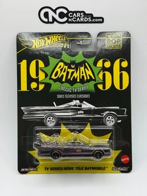 2025 Hot Wheels Premium Pop Culture Batman 1966 TV Series Batmobile - Image 1 of 2