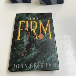 The Firm Vintage Hardcover Book John Grisham 1991 Dust Jacket HC DJ Law Justice - Foto 1 di 16