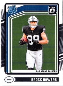 2024 Donruss Optic Brock Bowers #215 Las Vegas Raiders - Foto 1 di 2