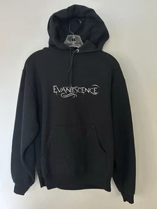 Evanescence schwarzer Hoodie aus Baumwollmischung von Jerzees Herrengröße Small - SCHÖN - Bild 1 von 13