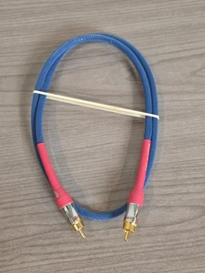 Cable de interconexión analógico para audiófilos de señal único 3 pies - Hecho en EE. UU. - Imagen 1 de 5