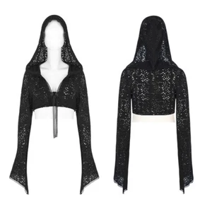 Giacca corta Punk Rave Sexy Donna Goth Daily WY1386 - Foto 1 di 11