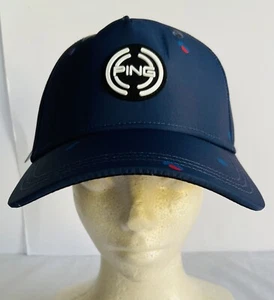 PING Navy Blue Golf Sports Cap Hat NSW Junior Championships Snapback New BNWT - Picture 1 of 15
