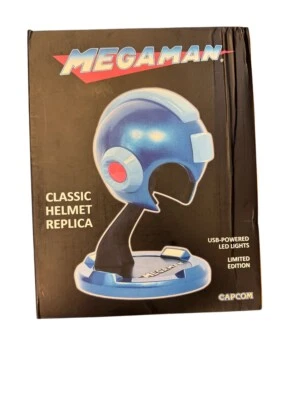 MEGA MAN Classic Helmet Replica LIMTED EDITION LED Lights Capcom NEW *RED COLOR* - Image 1 of 4