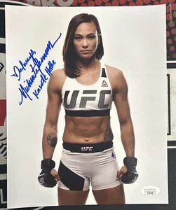 Michelle Waterson Signed Color Photo JSA Cert 8x10 - Picture 1 of 3