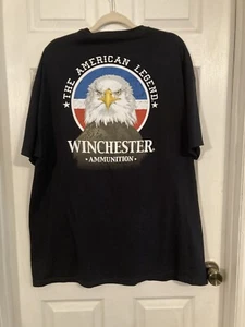 Winchester Munition T-Shirt The American Legend Grafik Adler USA Flagge 2XL - Bild 1 von 5