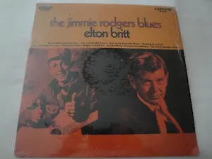 ELTON BRITT - jimmie rodgers blues VINYL LP ALBUM RCA CAMDEN - Picture 1 of 2