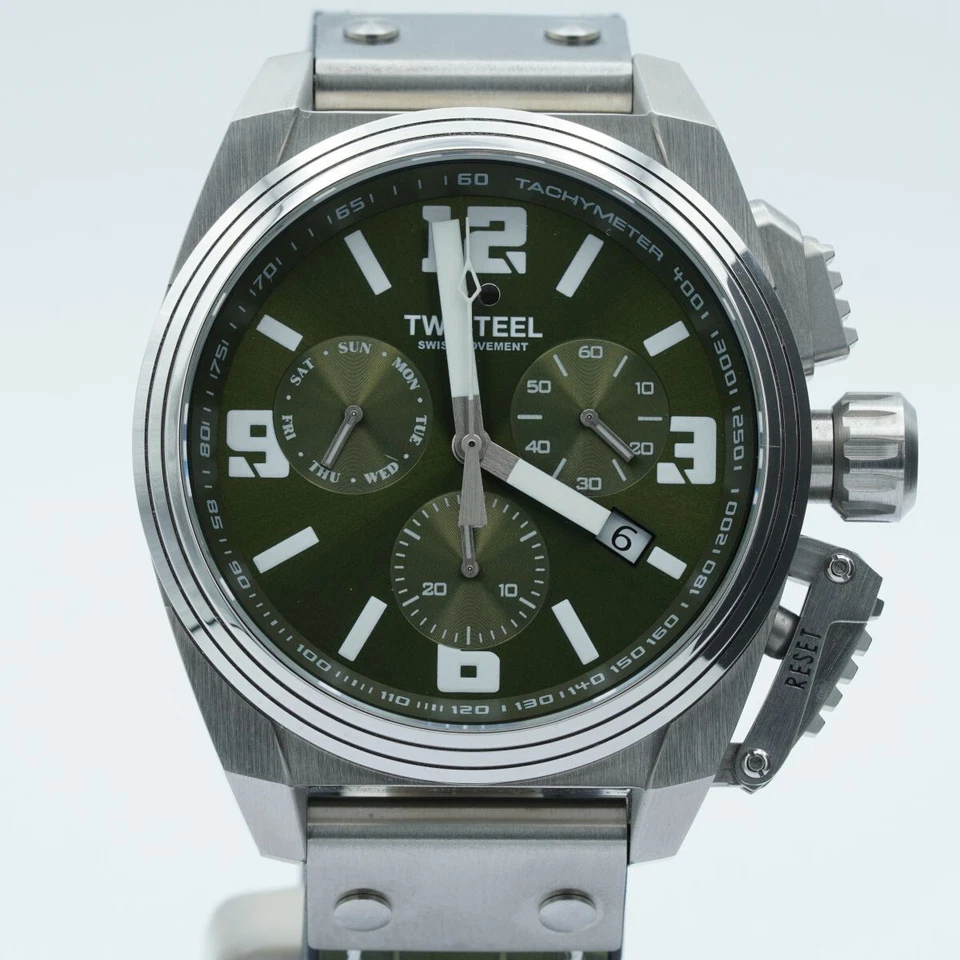 Tw Steel Canteen Chronograph Tw1116 46Mm Papers Rare Beautiful Condition - Image 1 of 4