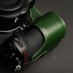 Handmade Genuine Leather Half Camera Case Cover For Nikon Z7 ii Z6 ii  Z5 Z6 Z7
