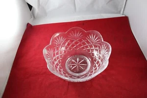 Vintage Bohemia Czech Republic Lead Crystal Fruit Bowl - Picture 1 of 8