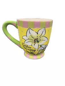 Taza de café Easter Bendiciones taza galleta barril flor potencia con lirio - Imagen 1 de 11