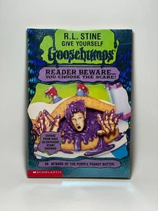 4th Print #6 Beware of the Purple Peanut Butter Give Yourself Goosebumps Stine - Picture 1 of 16