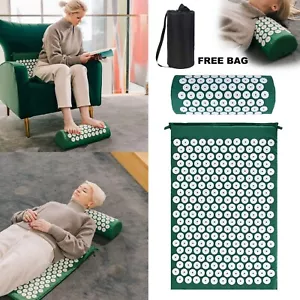 Massage Acupressure Mat Yoga Shakti Sit Lying Mats Pain Stress Soreness Relax AU - Picture 1 of 16