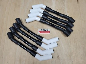 Ton's 9" 10mm Ceramic Sleeved Hi Temp Spark Plug Wire Set Chevy LS LT LSX LS3 - Picture 1 of 6
