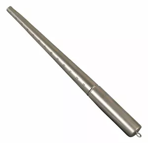 Aluminum Grooved Jewelry Ring Sizing Mandrel Stick 1-13 US Sizes - Bild 1 von 1
