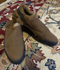 Sesto Meucci Italian Fur Lined Slippers, Shoes, Slingback, Brown Size 11 M