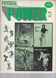 PHYSICAL POWER MARCH-APRIL 1964-"FITNESS FOR EVERYONE"-UCLA, EDY WILLIAMS,ERC - Picture 1 of 4